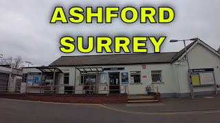 Walking Around Ashford Surrey Exploring the Beauty of this Quaint Town Old amp New 4K [upl. by Aneerak]