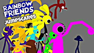 Rainbow friends Chapter 3 FANMADE Characters Jumpscares DC2 [upl. by Hilde]