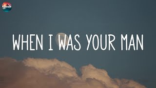 Bruno Mars  When I Was Your Man Lyric Video [upl. by Barrus]