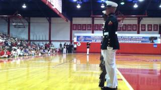 USMC Silent Drill Team 72812 [upl. by Eitsrik]