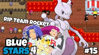 RIP Team Rocket 💀  Pokemon Blue Stars 4 Ep15 in Hindi gameplay GBA [upl. by Honeywell]