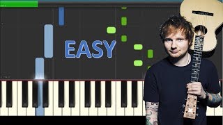 Ed Sheeran  Shape Of You  Easy Piano Tutorial  How To Play [upl. by Elocin]