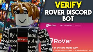 How to Verify Roblox with Rover Discord Bot 2024 Step By Step [upl. by Hoopen383]