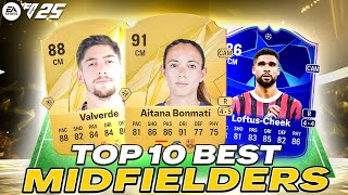 🥶TOP 10 BEST MIDFIELDERSCDMSCMS IN EA FC 25 ULTIMATE TEAM [upl. by Ayotahc]