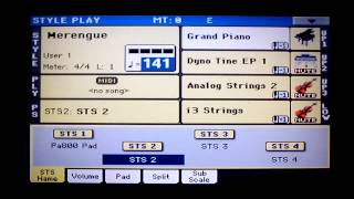 TUTORIAL KORG PA600 08 ASIGNANDO STS AL RITMO [upl. by Kendrick]