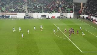 Olivier Giroud free kick Goal vs MOL Vidi FC [upl. by Eltsirk]