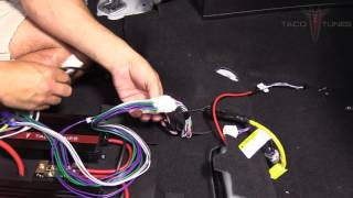 How to install plug and play amplifiers into your 2014 Toyota Tundra Non JBL [upl. by Esinal59]