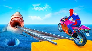 GTA 5 EPIC RAGDOLL SHOW SPIDERMAN VS COLOUR MINIONS FALLS amp FAILS LIVE GTA V [upl. by Iniretake]