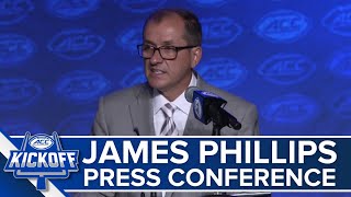 James Phillips full press conference at 2023 ACC Football Kickoff [upl. by Triny]