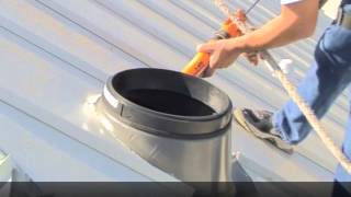 Sun Tunnel Installation on a Metal Roof [upl. by Terbecki]