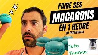 Mes macarons en 1 heure au Thermomix [upl. by Katherin]