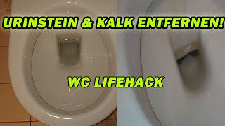 URINSTEIN ENTFERNEN IN WENIGEN SEKUNDEN MIT DEM SPEZIALMITTEL  TOILETTE  SO GEHT´S  FACTOREM [upl. by Laohcin633]