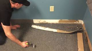 How to remove old vinyl base carpettoolzcom [upl. by Heiskell420]