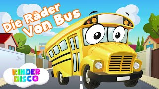 Die Räder Vom Bus  Kinderlieder  KinderDisco [upl. by Enilaf]