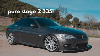 Pure Stage 2 E92 BMW 335i  The Perfect Daily Driver [upl. by Tova]