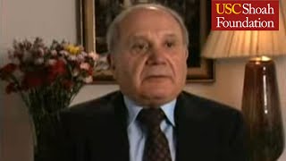 Auschwitz II Birkenau Sonderkommando Testimony Clips  USC Shoah Foundation [upl. by Eniamurt]