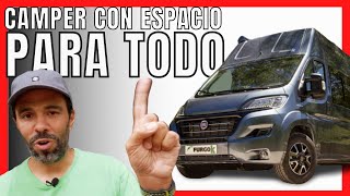 🟢 Furgoneta CAMPER ✅ INTERIOR con Mucho ESPACIO 🚐 Fiat Ducato FurgoK 191 [upl. by Ahsinahs]