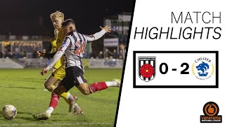 HIGHLIGHTS  Chorley 02 Chester FC [upl. by Anovad]