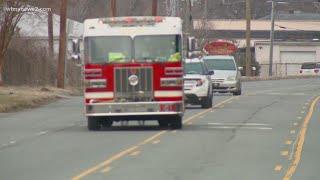 Crews continue to battle WinstonSalem fertilizer plant fire [upl. by Avraham]