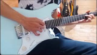 Demo Guitar Schecter Nick Johnston Traditional HSS Atomic Blue [upl. by Leeland557]