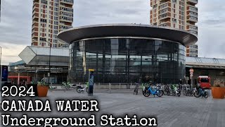 CANADA WATER Underground Station 2024 [upl. by Aicele]