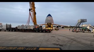 Air Freight logistics processing  Antonov AN124 amp Alliance Cargo Express [upl. by Akimed]