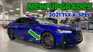 2021 Acura TLX ASpec SHAWD  Oem Lip Bodykit Installation Guide and Vossen HF3 Wheel Upgrades [upl. by Hess]