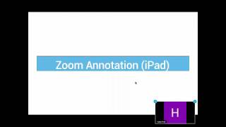 Zoom How to Annotate amp Draw On the Screen iPad [upl. by O'Donnell834]