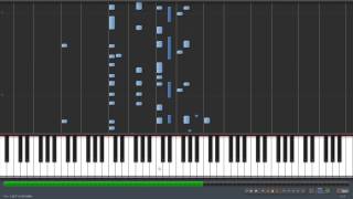 Game of Thrones  Main Theme Piano Synthesia Tutorial [upl. by Nicolle948]