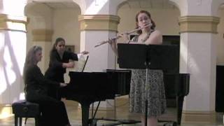 Fantaisie Melancolique by MathieuAndre Reichert  performed by Kristen Stoner flute  Part 12 [upl. by Adikram]