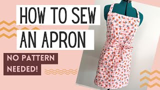 How to Sew an Easy Apron [upl. by Geno]