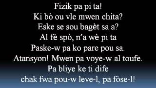 Ti Zozo Lyrics [upl. by Eiramaliehs]