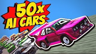 GTA 5  AI WARS  NPC Hillclimb CAR RACE [upl. by Riddle]