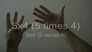 Tablas de Multiplicar Con Las Manos  Hands Times tables 1 [upl. by Enawd612]