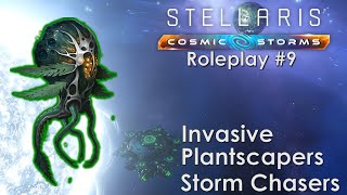 Soli Spore Cluster  Stellaris Cosmic Storms  Invasive Planetscapers Storm Chasers Game Play 9 [upl. by Krystin570]