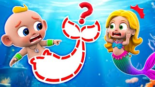 Where Is My Body Song😱 Lost My Tail  Police Girl Chase Thief and More Nursery Rhymes amp Kids Songs [upl. by Enilekcaj]