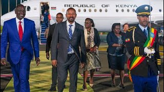 ESKISTA DANCE FOR PRESIDENT RUTO ON HIS ARRIVAL IN ETHIOPIA  THE ECSTASY OF ESKISTA [upl. by Kcyrred]