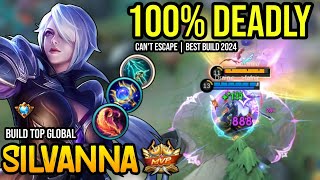 SILVANNA BEST BUILD 2024  BUILD TOP GLOBAL SILVANNA GAMEPLAY  MOBILE LEGENDS✓ [upl. by Irianat310]