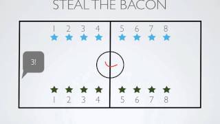 Physical Education Games  Steal The Bacon [upl. by Nilkoorb464]