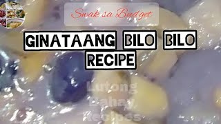 Ginataang bilo bilo recipe ginataangbilobilo bilobilo recipe fyp lutongbahay food easyrecipe [upl. by Lilaj]