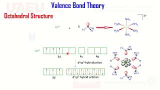 Valence Bond Theory Octahedral Inner Outer Orbital Complexes Tetrahedral Square Planer High Low Spin [upl. by Barden]