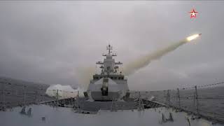 Kh35 quotUranquot 3M24 launch from Stoikiy corvette [upl. by Keifer61]