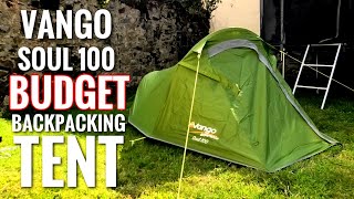 Vango Soul 100 Budget Tent First Look and Review One man Tent [upl. by Drugge640]