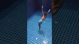 gymnastics meets swimming 🤝 📹 Nickoflow6 Olympics [upl. by Maura]