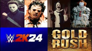 WWE 2K24 Horror Movie Character Gold Rush Tournament Part 2 [upl. by Kerr412]