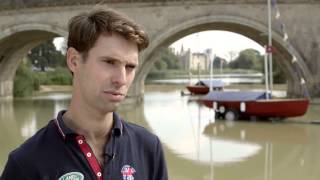 Exclusive interview with Harry Meade at the Land Rover Burghley Horse Trials 2014 [upl. by Neicul477]