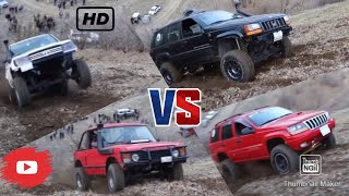 Extreme 4X4 Challenge Range Rover VS Jeep VS Toyota [upl. by Horlacher945]