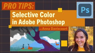 Selective Color Adjustment Layer with Anna Daviscourt [upl. by Oinotla]