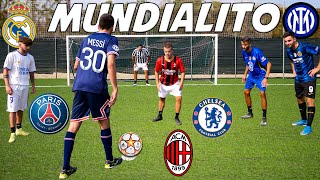 Champions League MUNDIALITO FOOTBALL CHALLENGE con YouTube ITALIA wElites [upl. by Merrie645]