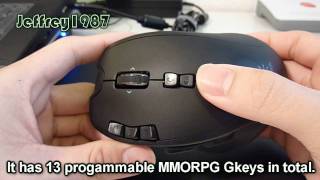 REVIEW Logitech G700 Wireless Gaming Mouse [upl. by Kriss]